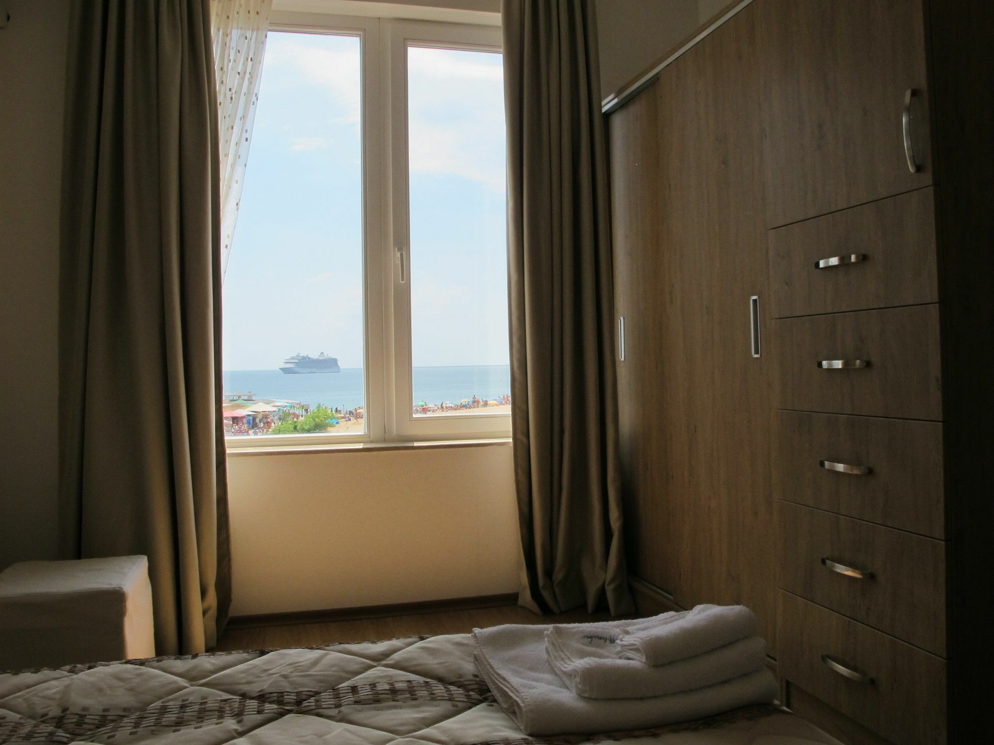 Apartment Crystal Beach เนเซบาร์ ภายนอก รูปภาพ